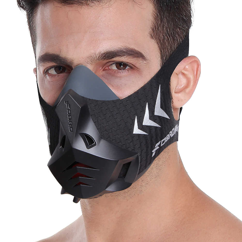 FDBRO 'Pro' Sport Masker zwart met filter